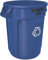 Rubbermaid – Brute Recycling Container Rund Kunststoff 32 Gal Blau Produkt Kategorie: breakroom und hausmeisterdienste/Recycling Steckhülsen & Deckel