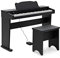 JDP-1 Junior Digital Piano by Gear4music, Matte Black