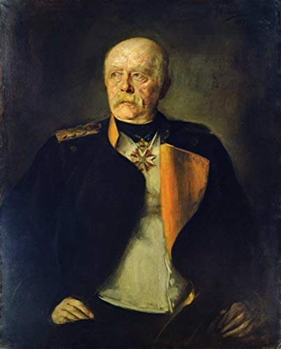 Kunstdruck/Poster: Franz Seraph von Lenbach Otto von Bismarck II um 1890 - hochwertiger Druck, Bild, Kunstposter, 40x50 cm