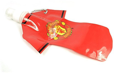 Man UTD Flat Water Bottle 350ml