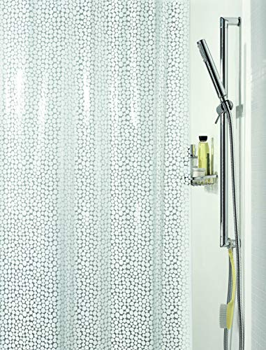 Spirella Rideau de Douche PEVA Galet 180x200cm Blanc