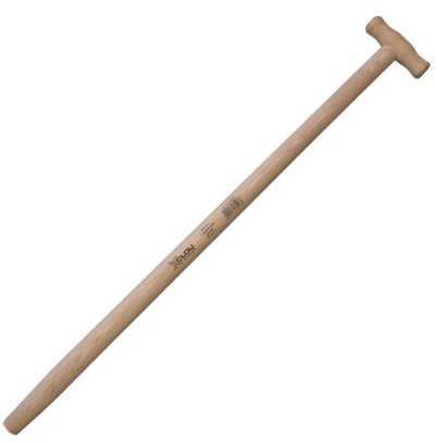 Xclou Garden Spatenstiel gerade T-Griff, 900 mm, Beige, 90x9x3,6cm