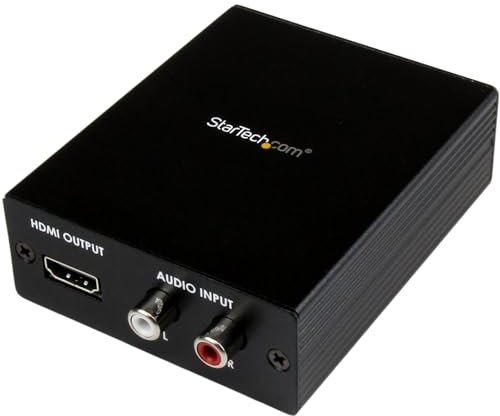StarTech.com Composite / VGA und Audio auf HDMI Konverter, YPbPr zu HDMI, 1920x1200 1080p, 1x VGA (Buchse) 3x RCA (Stecker) 1x HDMI
