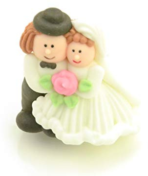 Brautpaar 42mm Zucker