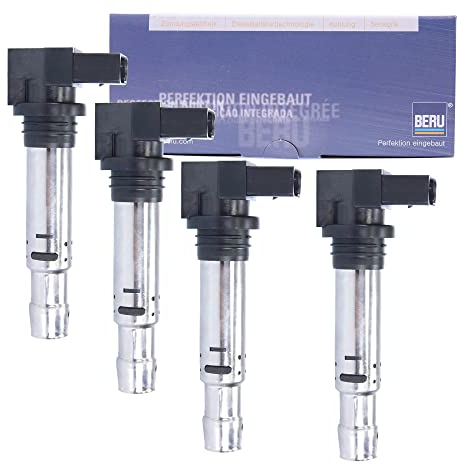 Beru AG 4x Original Zündspule Zündmodul Stabzündspule ZSE030 für Motorräder