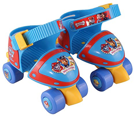 Paw Patrol OPAW151 - Adjustable Roller Skates, Fastening Straps, Front Brake, Size: 7-11
