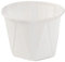 BIOZOYG 250 pièces petit bols pour trempette, sauces, canapés, confiture I Gobelet portion mini 30ml rond blanc I Gobelet papier fête avec couche bio 100% biodégradable