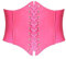 HANERDUN Ceinture Corset pour Femme Cuir Corset à Lacets Ceinture Élastique Ceinture Rétro Cinch Quatre Tailles - Rose - Taille S