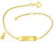 JC Schmuck 333 Gold Baby ID-Armband Kinder Goldarmband 16 cm mit Bär Anhänger Gelbgold I Armband mit Gravur Panzerflach Taufarmband Gold Namensarmband I Kinderschmuck made in Germany I 5.56049-1