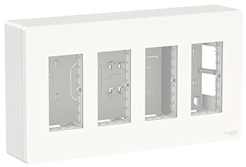 Schneider Electric NU124418 Puesto De Trabajo 4 Columnas Superficie Polar