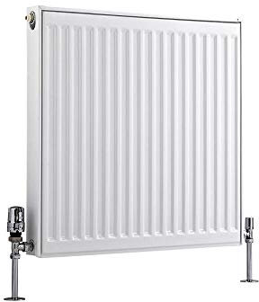 Milano Compact White Type 11 Horizontal Single Panel Convector Radiator - 300mm x 400mm