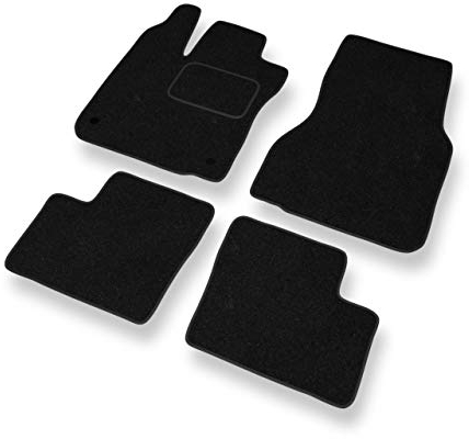 Mossa - Fußmatten Auto kompatibel mit Renault Twingo III (2014-2018) - schwarz Automatten Autoteppiche 1