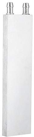 Tosuny Aluminium Wasserkühlblock, Aluminiumlegierungskühlkörper, Kühlflüssigkeitskühler Vakuum Aluminiumlöten Wassergekühlter Block für Computer CPU Wasserkühlung(40x200mm)
