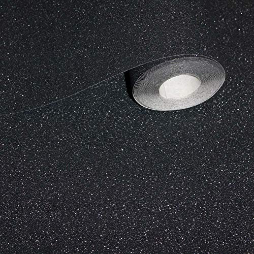 Black Glitter Wallpaper Shimmer Glitz Sparkle Vinyl Paste The Wall Y�L
