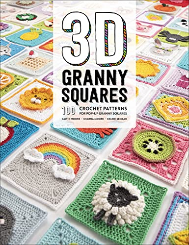 3D Granny Squares: 100 Crochet Patterns for Pop-Up Granny Squares (English Edition)