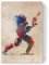 artboxONE Leinwand 30x20 cm Sport American Football Player Art von Justyna Jaszke