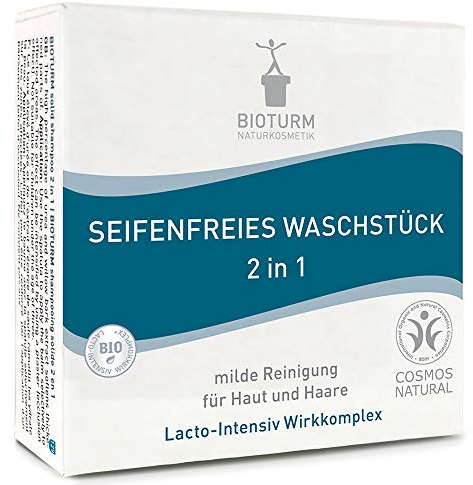 Bioturm Champu-Gel Solid, 2-in-1, für Haar und Körper, 100 g, 200 g