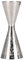 Jigger in acciaio inossidabile, misurino oz con scala, 30 ml e 45 ml - argento