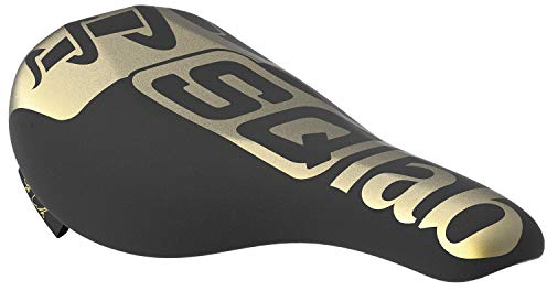 SQlab 2353 Unisex Jugend 6OX Trial Fabio Wibmer Sattel, Gold-Schwarz, Einheitsgröße