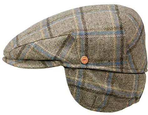 Mayser Merlin Plus Flatcap mit Ohrenklappen - Taupe (3700) - 60,5 cm (60)