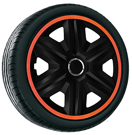 NRM Radzierblende Fast LUX orange 16 Zoll 4er Set