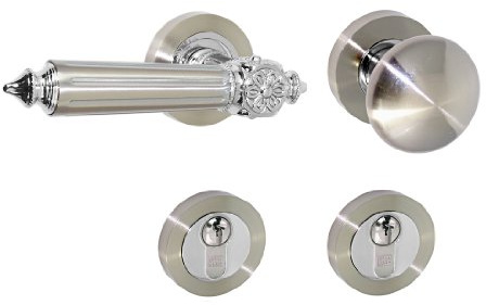 Haeusler-Shop Türbeschlag 1624-A R WE-Links Antik Optik Türdrücker Türklinke