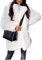 TempéRament Commuter Manches Longues Col Revers Veste en Fausse Fourrure Couleur Unie Chaud Mince Manteau Femmes Fourrure