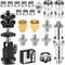 Noosverl 22 Tornillo de Cámara Adaptador, tornillos roscados de 1/4a 3/8, rosca tripode convertidor adaptador de 1/4 a 1/4 tornillo para Soporte/Cámara/Trípode/micrófono
