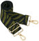 ZOUIQSS Damen Goldfarbene Bunter Schultergurt längenverstellbarer breiter Tragegurt Schultergurt für Handtaschen 5cm breit 73-125cm-Schultergurt für Handtaschen((5CM) ZEBRA4)