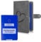kwmobile Custodia Passaporto Europeo Animali Domestici - Cover Porta Documenti Cane Gatto - Porta Carta Identità - Portadocumenti Pelle Nubuck Cuore