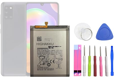 HIGHAKKU Ersatzakku EB-BM207ABY kompatibel mit Samsung Galaxy M12 SM-M127 & Galaxy M30s SM-M307 & Galaxy M31 SM-M315 with Tools