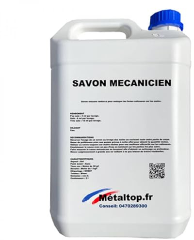 Métaltop - Savon Mecanicien - 1 L - Ultra-dégraissant – mains très sales, atelier, garage