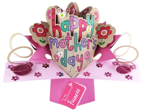 Happy Mother's Day To My Wonderful Fiancee Pop Up Card 3D Greeting Cards POP004M25