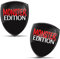 Biomar Labs 2 x 3D Gel Silikon Aufkleber Monster Edition Badge Stickers Autoaufkleber Auto Motorrad Fahrrad Fenster Tür Laptop KS 138