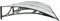 Tidyard Türvordach Vordach Türüberdachung für Haustür Überdachung Haustürvordach, Pultvordach Haustürdach Pultbogenvordach Polycarbonatplatten Sonnenschutz 400 x 100 cm (L x B) Polycarbonat ABS
