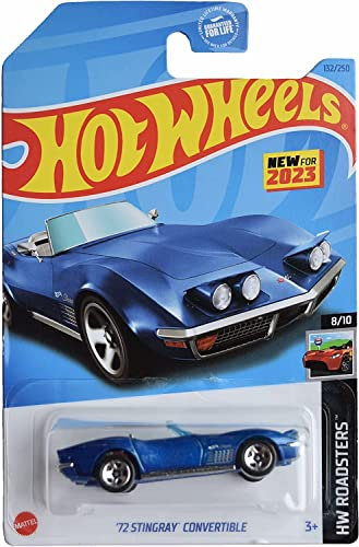 Hot Wheels '72 Stingray Convertible, HW Roadsters 8/10 [Azul] 132/250