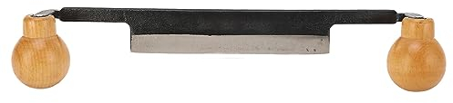 banapoy Couteau à Dessiner, Acier Au Tungstène Couteau Droit de 6 Pouces pour L'écorçage, Antidérapant Poignée en Bois Couteau D'écorçAge à Main, Outil pour Enlever L'écorce des Arbres
