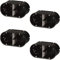 Fiduciashop 2-fach Unterputzdose Hohlwanddosen Schalterdose Hohlraum Gerätedose 63mm Tiefe Schwarz (4)