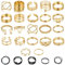 FDCGAS ringe gold - 28 Stück Boho Gelenk Fingerringe,Stapelbare Midi Ringe Set,Gold Vintage Stapelbarer Ring,Ideal für Geburtstagsfeiern, Abschlussbälle usw