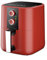 MZGDONGF Freidora de Aire Digital, 1350 W, Temporizador y Control de Temperatura, 5 L, Olla Saludable sin Aceite, Color Rojo Safehappy