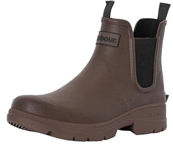 Barbour Uomo Stivali di Gomma Nimbus, Marrone, 40.5 EU