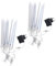 Angoily 2St led außenlampe led aussenlampe dekoweihnachten weihnachtdeko outdoor fairy lights Meteorschauer-Regenröhren Lichter des Meteoritenschauers LED-Dekorationslichter PVC Yellow