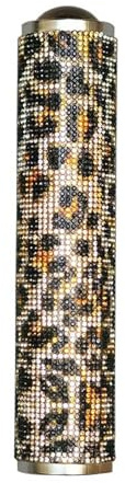 Fendawn Strive Handgemachte nostalgische Kaleidoskop Spielzeug echte Szene Kaleidoskop für Kinder Erwachsene, Leopard Diamant Stil