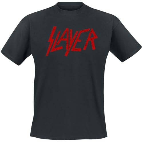 Slayer Classic Logo Distressed Männer T-Shirt schwarz XXL