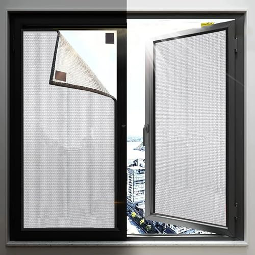 CMYAOYC Kit de Aislamiento Magnético para Ventanas, Aislamiento de Ventanas para Invierno, Película de Aislamiento Ventanas Aislante Termico, Aislante Ventanas Camper(70 * 90cm)