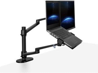 Braccio articolato schermo e laptop