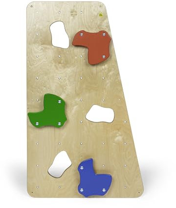 Erzi 44008 Kletterwand Junior aus Holz, für Kleinkinder unter 3 Jahren, Fördert motorische Fähigkeiten