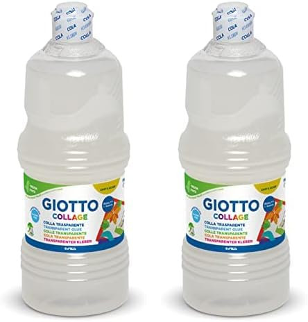 GIOTTO Collage - Flacon 1kg de colle transparente (Lot de 2)
