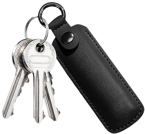 Tasche für Flash-Laufwerke, Tasche für USB-Flash-Laufwerk | tragbare kleine Tragetasche – Schutzhülle für USB-Laufwerk – Aufbewahrungstasche aus Leder mit Schlüsselanhänger für eigene