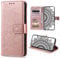 CASEONJAN Coque pour iPhone 16e, Premium Étui Housse en Cuir PU de Protection avec [Porte Cartes], Clapet Folio Portefeuille pour iPhone 16e (Or Rose)